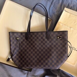 LV Neverfull MM Damier Ebene